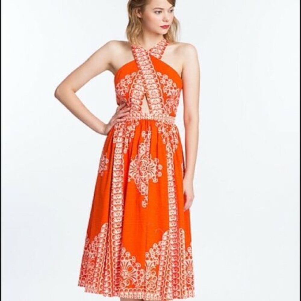 Plenty by TRACY REESE Midi Halter Nick Dress 2